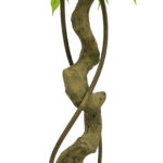 5.2FT Artificial Ficus Tree, Lifelike Faux Banyan Tree with Pot for Home, Office & Patio Decor - 图片 7