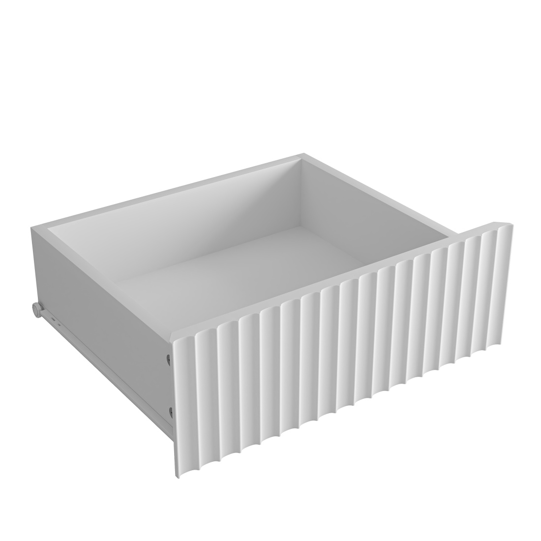 Spacious drawer storage