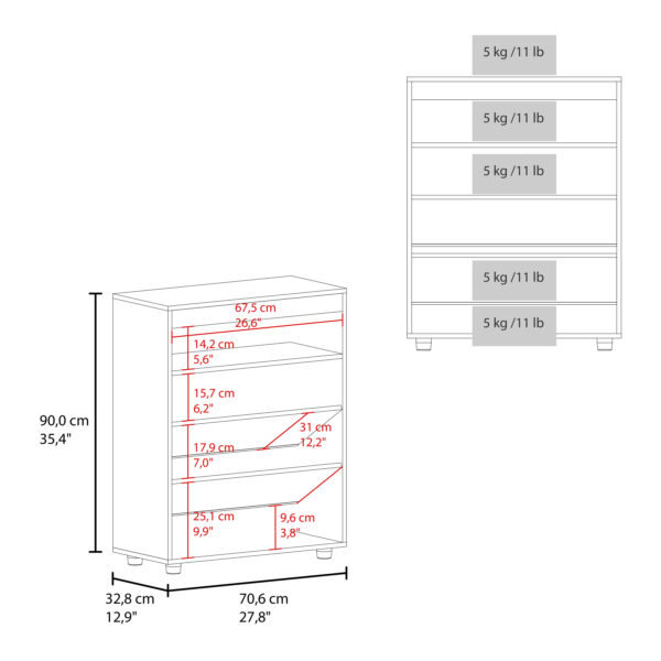 Cabinet in hallway
