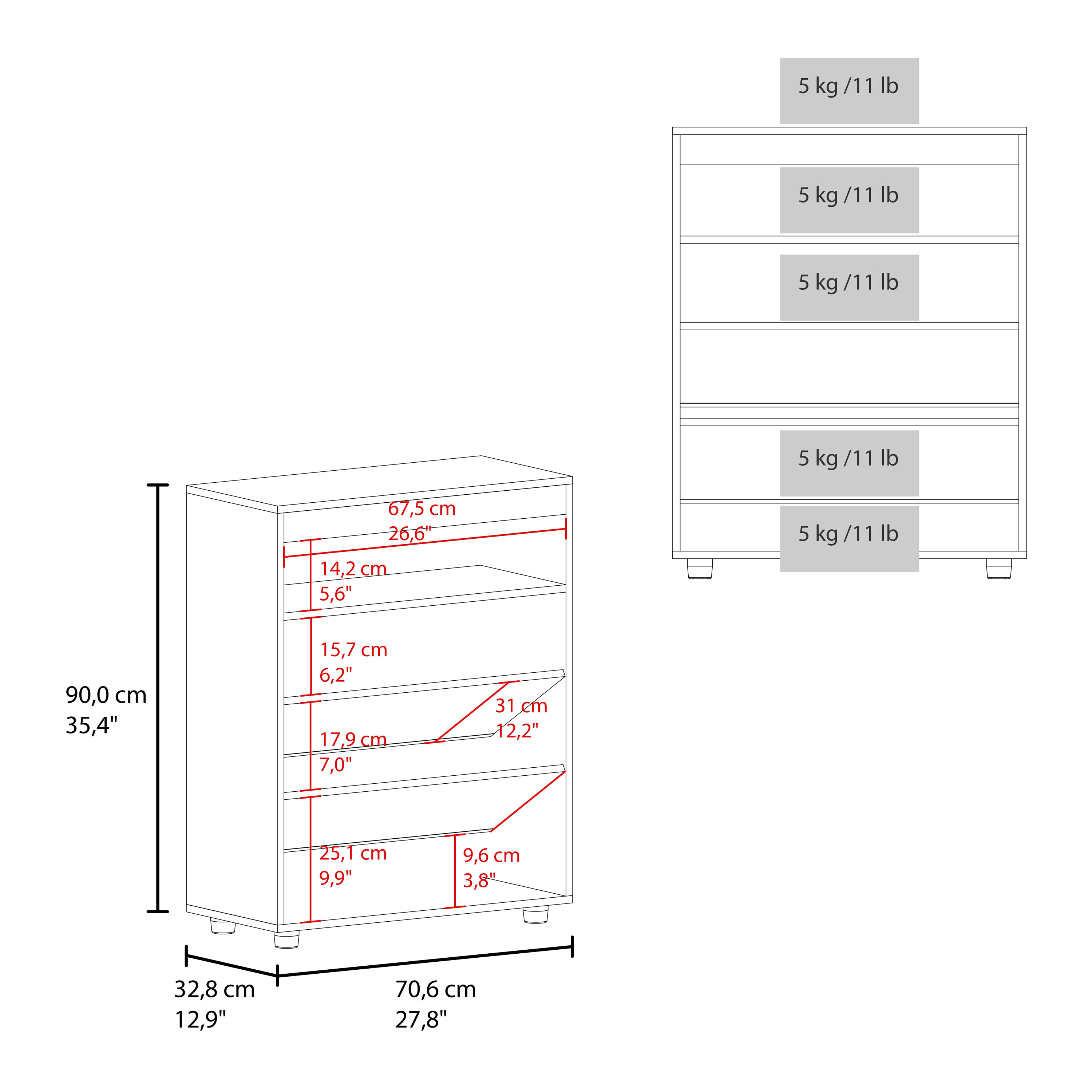Cabinet in hallway