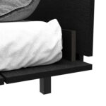 Portoalegre Twin Bed Base with Headboard, Black - 图片 3
