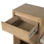 All-in-One Entryway Storage Bench with Cushion, Brown - 图片 5
