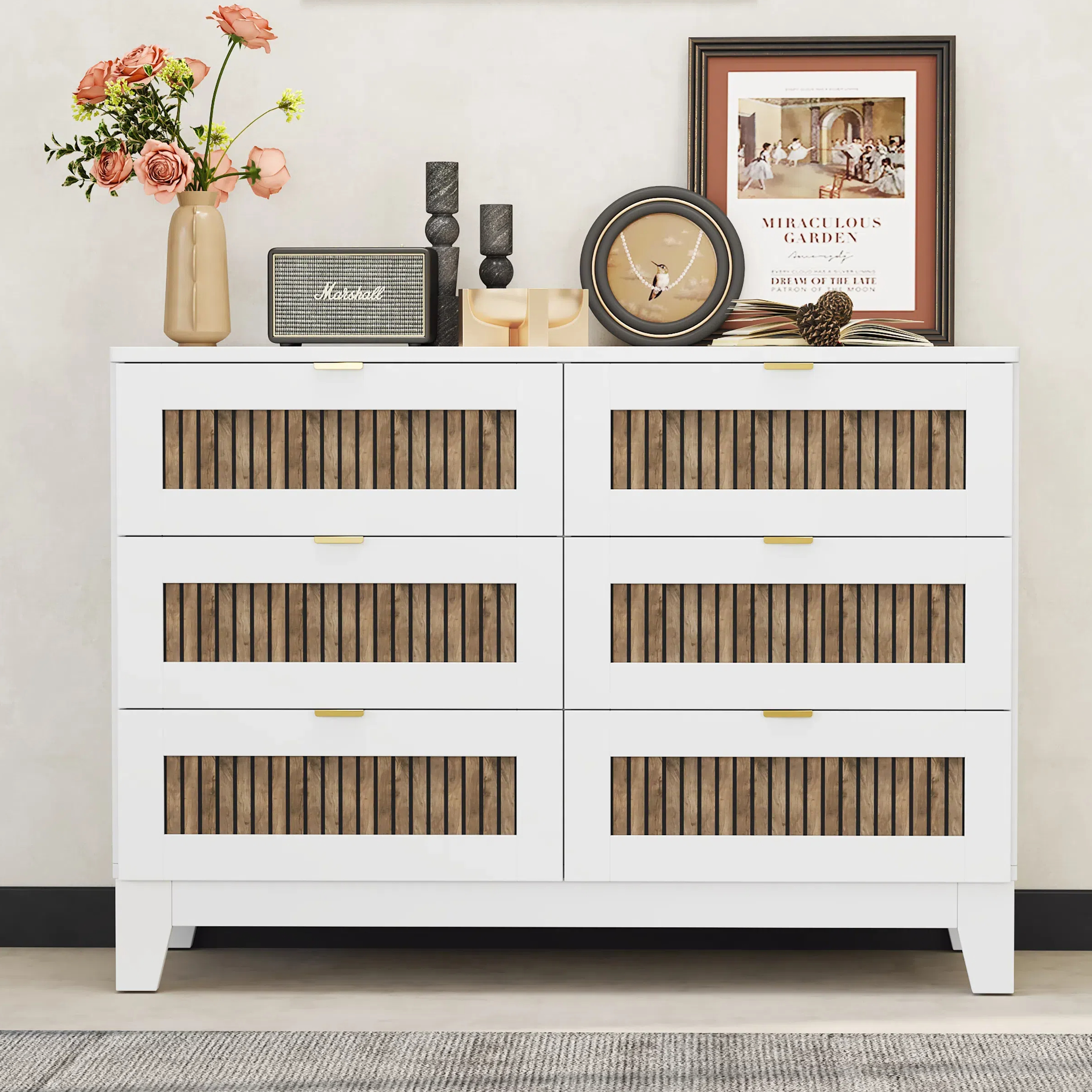 Dresser in room