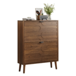 Medieval Modern Shoe Cabinet, 31.5" Walnut - 图片 8
