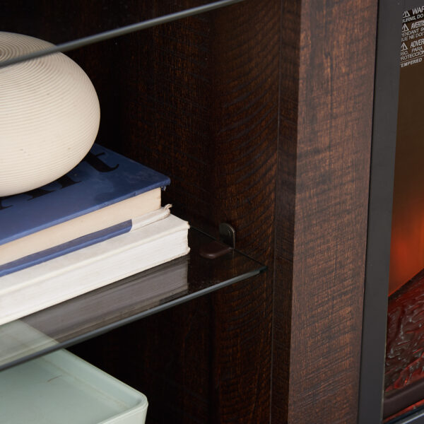 Glass shelves