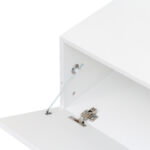Modern Entertainment Center Media Console, White - 图片 3