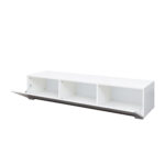 Modern Entertainment Center Media Console, White - 图片 5