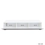 Modern Entertainment Center Media Console, White - 图片 6