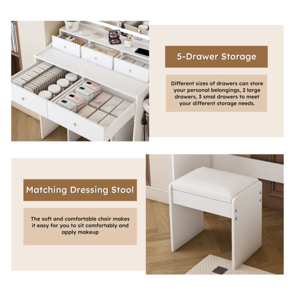 Drawers open
