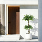 5.2FT Artificial Ficus Tree, Lifelike Faux Banyan Tree with Pot for Home, Office & Patio Decor - 图片 9