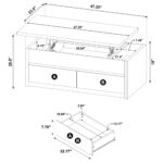 Canyon Black 2-Piece Lift Top Coffee Table Set - Image 10