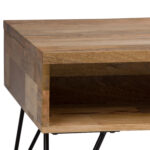 Hunter 48" Wide Solid Mango Wood Lift Top Coffee Table in Natural - Image 5