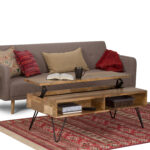 Hunter 48" Wide Solid Mango Wood Lift Top Coffee Table in Natural - Image 7