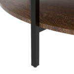 39.4" Farmhouse Lift Top Coffee Table with Hidden Storage, Rustic Brown - Image 20